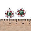 304 Stainless Steel Pendants STAS-C083-12P-02-3