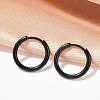 202 Stainless Steel Huggie Hoop Earrings EJEW-F111A-15mm-EB-2