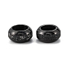 Frosted 201 Stainless Steel European Beads X-STAS-B020-13EB-3