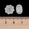 Frosted Transparent Acrylic Beads OACR-P029-03B-06-4
