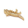 Rack Plating Brass Cubic Zirconia Pendants KK-E262-05G-3