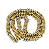 Electroplate Non-magnetic Synthetic Hematite Beads Strands G-T061-42G-2