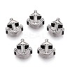 304 Stainless Steel European Style Large Hole Beads STAS-T072-122AS-1