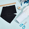 2Pcs 2 Colors Polyester Ribbing Fabric for Cuffs DIY-WR0004-78-4