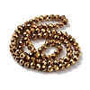 Electroplate Glass Bead Strands EGLA-R042-6mm-03-4