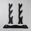 3-Tier MDF Board Sword Katana Holder Stands ODIS-WH0030-219B-2