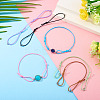 30Pcs 10 Colors Nylon Thread Cord Bracelets Making BJEW-TAC0040-7