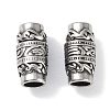 Tibetan Style 316 Surgical Stainless Steel Magnetic Clasps STAS-P362-12B-AS-1