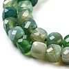 Natural Agate Dyed Beads Strands G-H028-A08-03-4