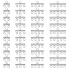 40Pcs 4 Styles 304 Stainless Steel Column Chandelier Component Links FIND-GO0003-59-1