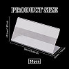 Acrylic Slant Back Price Frame ODIS-WH0043-10B-2