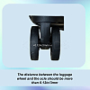 18Pcs Silicone Luggage Wheels Protectors Cover FIND-OC0013-86B-4