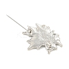Maple Leaf Shape Alloy Brooch LS-JEWB-U006-04P-2
