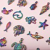 24 Pcs Ocean Themed 316L Surgical Stainless Steel  Pendants JX096A-4