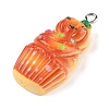 Halloween Themes Opaque Resin Pendants RESI-Z040-01P-03-2