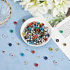 200 Sets 10 Colors Iron Grommet Eyelet Findings SCRA-GF0001-10B-04-3