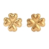 Ion Plating(IP) 304 Stainless Steel Stud Earrings for Women EJEW-G397-01G-2