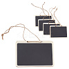 10Pcs Mini Wooden Hanging Chalkboard HJEW-DR0001-04-1