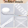10 Yards Polyester Lace Trim Ribbon OCOR-WH20005-42D-6