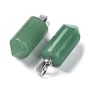 Natural Green Aventurine Pointed Pendants G-E596-02P-03-3