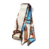 Printed Ribbon Scarf FIND-WH0145-82F-1