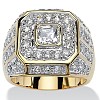 Alloy with Crystal Rhinestone Finger Rings for Men FS-WGD5024-02-1