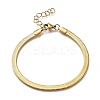 Ion Plating(IP) Unisex 304 Stainless Steel Herringbone Chain Bracelets LS-BJEW-O177-01A-G-6