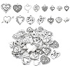 45Pcs 15 Styles Tibetan Styles Alloy Pendants FIND-YW0005-09-1