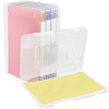 Transparent Plastic Packaging Boxes with Hinged Lid AJEW-WH20060-90B-1