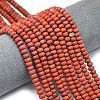 Natural Red Jasper Beads Strands G-P575-A17-6x4mm-1
