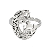201 Stainless Steel Adjustable Rings for Women RJEW-M008-04P-2