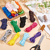 100M 20 Styles Polyester Lace Trims OCOR-MA0001-24-4