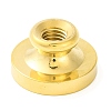 Golden Tone Round Wax Seal Brass Stamp Heads AJEW-Z034-01G-14-3