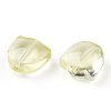 Spray Painted Transparent Glass Beads GLAA-T022-26-A04-3