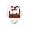 Afternoon Tea Resin & Plastic Adjustable Finger Rings for Women LS-RJEW-K317-01E-2