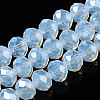 Electroplate Glass Beads Strands EGLA-A034-J6mm-A04-1