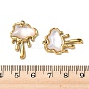Natural Freshwater Shell Pendants STAS-G397-09G-01-3