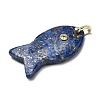 Natural Lapis Lazuli Pendants KK-D021-05G-G-2