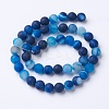 Natural Grade A Striped Agate/Banded Agate Beads Strands G-E478-05-10mm-2
