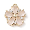 Brass Micro Pave Cubic Zirconia Charms KK-G491-26G-01-1