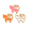304 Stainless Steel Enamel Pendants STAS-A135-10G-1