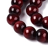 Imitation Tiger Eye Glass Beads Strands GLAA-Q106-03A-B07-3