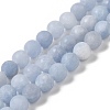 Natural Dyed White Jade Beads Strands G-M402-B01-06-1