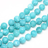 Natural White Jade Bead Strands G-R297-8mm-45-3