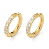 304 Stainless Steel Micro Pave Clear Cubic Zirconia Cuff Earrings EJEW-C096-60G-2