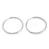 Tarnish Resistant 304 Stainless Steel Needle with 201 Stainless Steel Ring Huggie Hoop Earrings EJEW-L256-02E-P-1