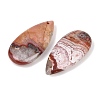 Natural Mexican Agate Pendants G-K381-07-2