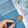 6Pcs Brass Micro Pave Clear Cubic Zirconia Connector Charms KK-UN0001-44-4