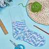 Acrylic Socks Template OACR-WH0111-104A-01-4