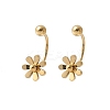 304 Stainless Steel Stud Earrings X-EJEW-E603-01B-G-1